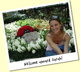 Welcome Sarah!